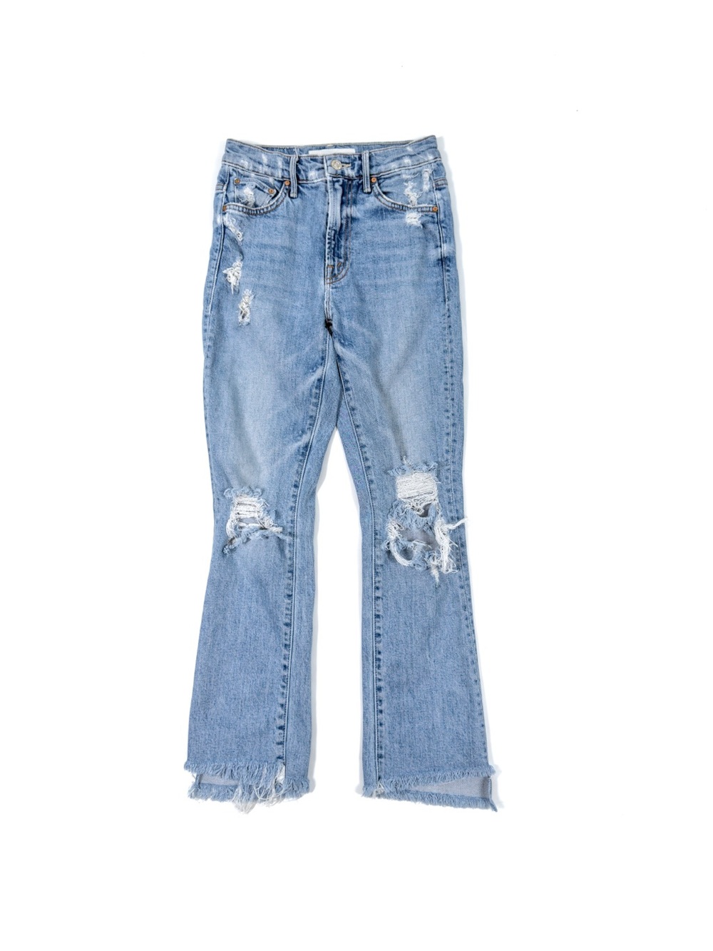 Mother Superior Women’s 24 The Insider Crop Step Fray Jeans - Holy Melancholy